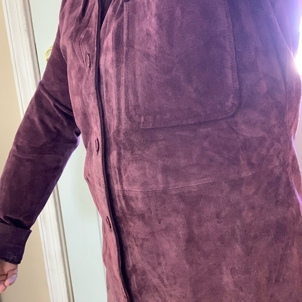 Suede Long Sleeve Shirt/Jacket